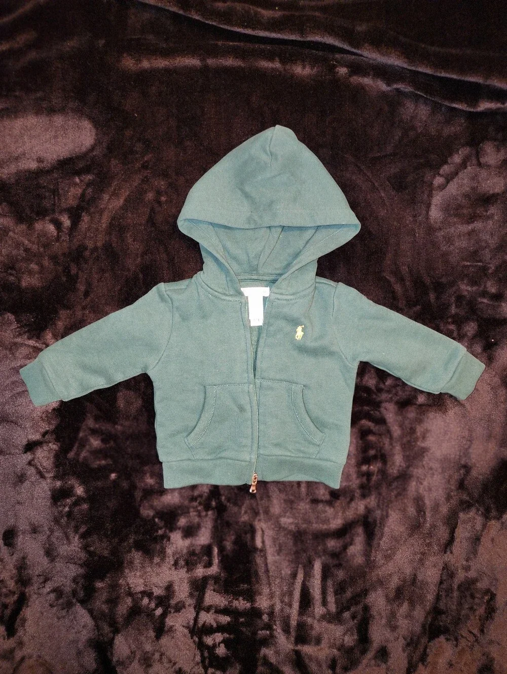 Ralph Lauren Teal Green Hooded Zip Sweatshirt & Joggers - Kids